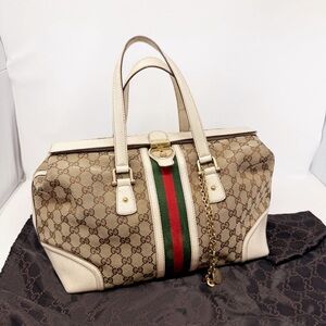 Gucci Vintage Y2K Supreme Doctor Lock Key Top Handle Satchel